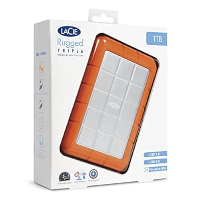 LaCie Rugged Triple 500GB (7200 rpm) USB 3.0 Silver/Orange