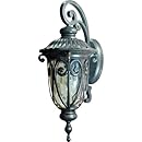 Yosemite Home Decor 519MDIORB Viviana 1-Light Wall Sconce with Gold Stone Glass