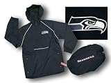 Seattle Seahawks NFL Women's Pack-It Windbreaker Jacket, Packable, Navy