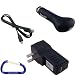 Gizmo Dorks Charging Bundle with Carabiner Key Chain for the JVC Picsio GC-FM2