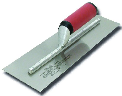 Best Price MARSHALLTOWN The Premier Line 13223 14-Inch by 3-Inch Finishing Trowel with Straight DuraSoft Handle