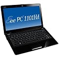 Asus Eee PC 1101HA 29,5 cm (11,6 Zoll) Netbook (Intel Atom Z520 1.3GHz, 2GB RAM, 250GB HDD, Intel GMA 500, Win 7 Home Premium) schwarz
