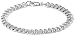 Personal Health Care : Sterling Silver Flat Link Charm Bracelet, 7'