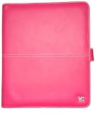 Magenta Pink Vangoddy for Apple iPad case Luxury Executive Wallet Cover Flip Case