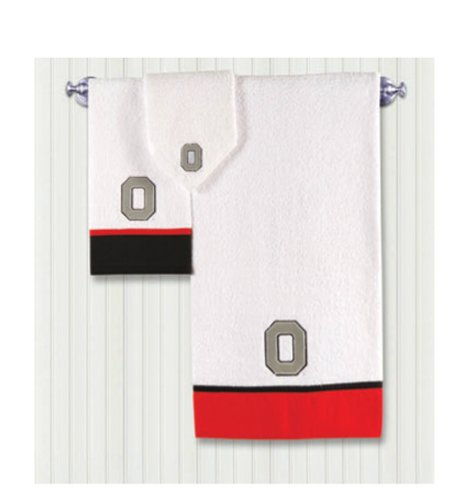 Ohio State 3-Piece Bath Towel Set