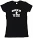 Beer It's Whats For Dinner Women's Babydoll Petite Fit Tee Shirt in 6 Colors Small thru XL