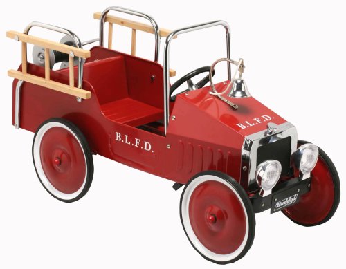 Buy BuddyL Fire Department Steel Pedal Fire Truck