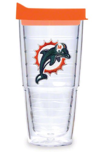 Miami Dolphins Tervis Tumbler 24 oz Cup w/ Lid