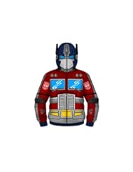 Apparel: Transformers Optimus Prime Costume Zipped Hoodie, XXL - Mad Engine