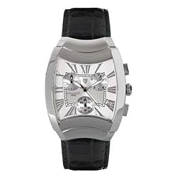 LANCASTER UNIVERSO CHRONO WATCH SILVER & BLACK OLA0295SL/NR