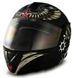 VCAN DOT Blinc Bluetooth Full Face Motorcycle Helmet (5 Styles)- Frontiercycle (Free U.S. Shipping) (L, AVIATOR)