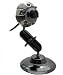 Kinobo USB Webcam 6.0 Megapixels with Metal Stand for Xp/Vista/Windows 7/Skype + Mic & LED lights