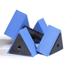 AquaJogger DeltaBells PRO - Water Aerobics Fitness Equipment - Color Blue - 1 pair #AP112
