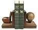 Sterling Home 87-2023 Pair of Bookends, Bruntsfield Links Golf, 6-1/2-Inch Tall