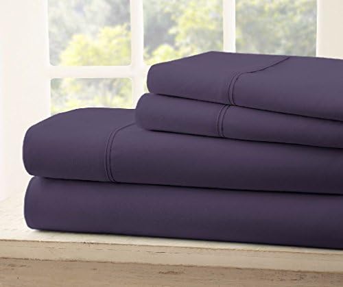 Uwant Egyptian Comfort 1800 Count Deep Pocket 4 Piece Bed Sheet Set