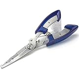 Booms H1 Fishing Pliers Stainless Steel Tools with Sheath Lanyard 6.7in 3 Color Available