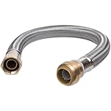SharkBite U3088FLEX24LF Flexible Water Heater Connectors, 3/4-Inch by 3/4-Inch by 24-Inch Length