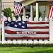 Personalized Military Welcome Home Banner - American Flag