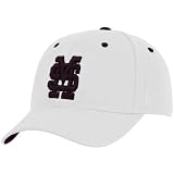 Zephyr Mississippi State Bulldogs White DHS ZFit Hat