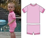 Produkt-Bild: Bade T-Shirt und Shorts mit UV-Schutz UPF50+, Sanibel, Rosa