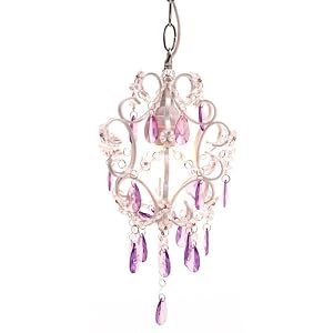 Molly `n me Chandelier - Beaded Purple Drops by Molly `n me