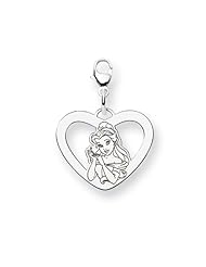 Disney Belle Heart Lobster Clasp Charm