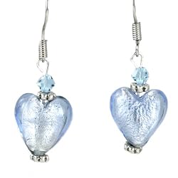 Murano Glass Earrings - Cindy Blue