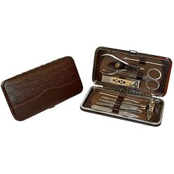 New Stainless Steel Deluxe Manicure Set By The Lighthouse