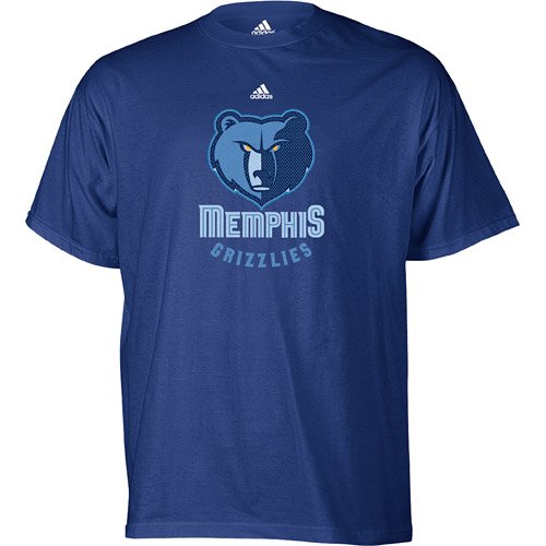 Adidas Memphis Grizzlies Primary Logo Short Sleeve T-Shirt Xx Large