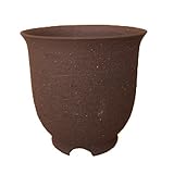 常滑焼 ウ泥荒土 雪割草鉢 4.5号 10個入り ／植木鉢