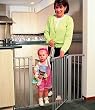 KidCo G15 Black Center Gateway with Walk Through Pressure Gate