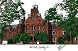 Randolph-Macon Women's College Lithograph 14x10 Unframed Lithograph