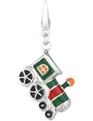 Sterling silver and Enamel TRAIN (Charm)