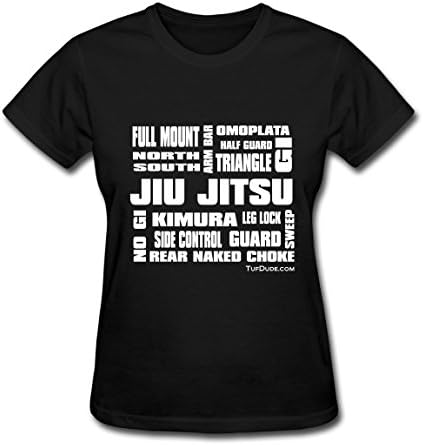 Tuf Chick Women's Jiu Jitsu Terminology T-shirt XL Black