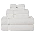 Contemporary Home 6-pc. Towel Set - True White