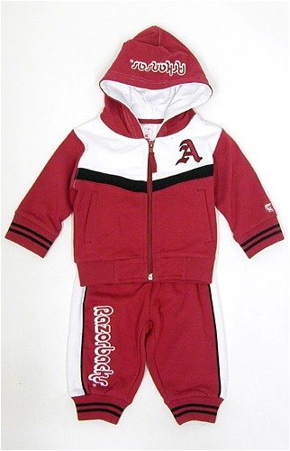 Buy Arkansas Razorbacks Slingshot Infant Hoodie Pants Set by Colosseum