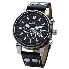 Roebelin & Graef Herrenarmbanduhr King Size Stahl / Schwarz