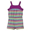 Newborn Girls' Circo&reg; Stripe Knit Romper - Purple