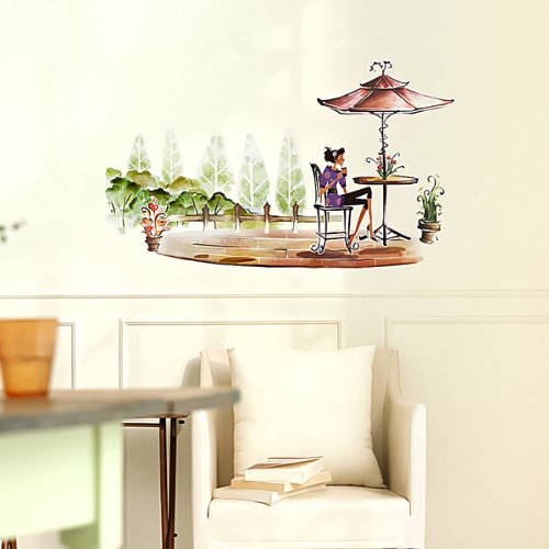 Afternoon Tea – Large Wall Decals Stickers Appliques Home Decor