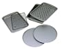 OvenStuff Non-Stick 6-Piece Toaster Oven Baking Pan Set