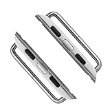 Wearlizer apple watch用 バンドアダプター 保護フィルム付(38mm,シルバー) プラチナバンド