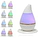Tzwns 250ml Cool Mist Humidifier Timer Settings LED Rainbow Color Auto-Changing Mode 8 Hours Continous Mist Mode Running Auto Shut off Suitable for Yoga Spa Bedroom Living Room Office