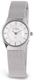 Skagen Women's 233XSSS Silver Stainless-Steel Quartz Watch with White Dial