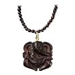Dark Wood Ganesh Necklace