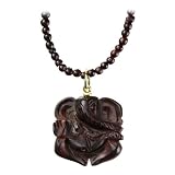 Dark Wood Ganesh Necklace