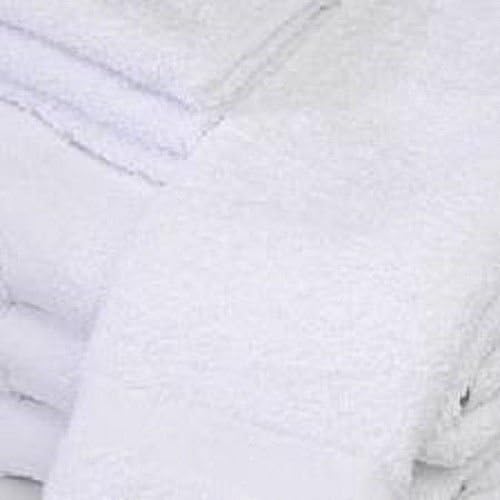 24 NEW WHITE HOTEL RINGSPUN SALON GYM HAND SPA SOFT TOWELS 16X27 FAST SHIPPING