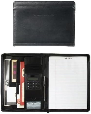 Manchester Zippered Padfolio Black 0400-10BK
