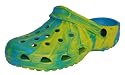 Clog blau-gelb