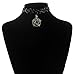 AmazingOS® Vintage Stretch Tattoo Choker Crescent Moon Necklace Retro Henna Elastic 80s 90s
