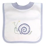Under The Nile Pull Over Bib, Ice Blue Snail